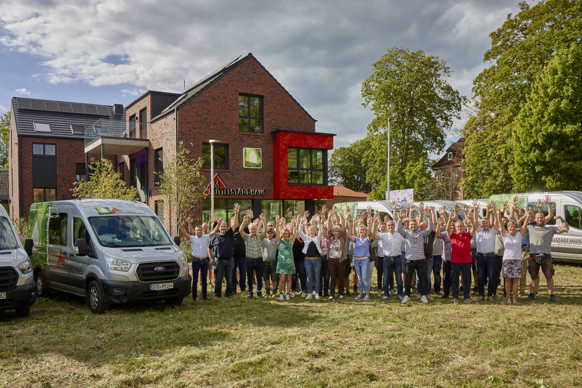 Das Team von Mittelstädt Haus - Ihr Partner für den schlüsselfertigen Hausbau in Hamburg, Stade und Cuxhaven - als Massivhaus