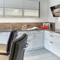 Küche mit Terrassenanschluss bei unserem Winkel-Bungalow